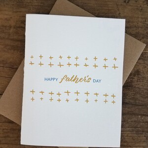 Happy Father&#39;s Day Letterpress Card