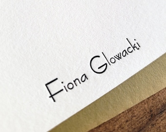 Custom Letterpress Stationery | Personalized Notecards