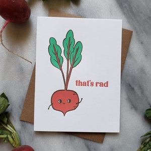 That's Rad Letterpress Card image 1