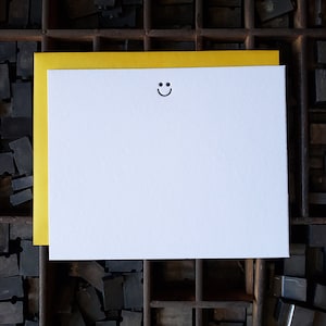 Smilie | Letterpress Flat Notecards Set of 10