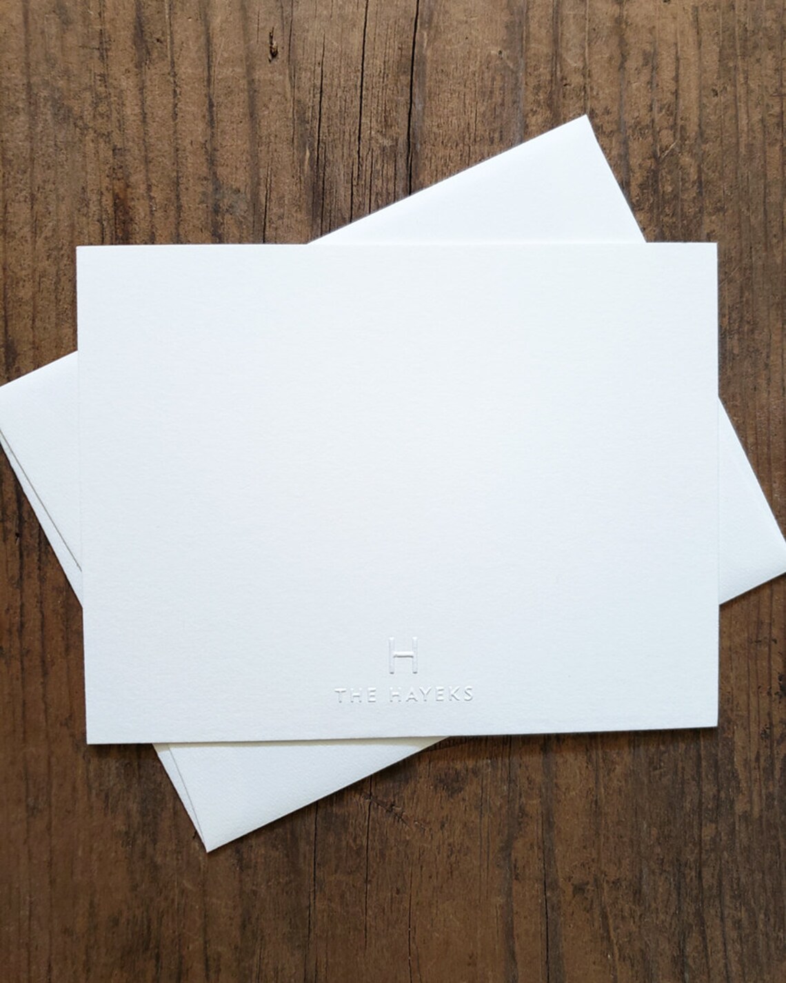 Embossed Stationery Personalized Notecards Etsy