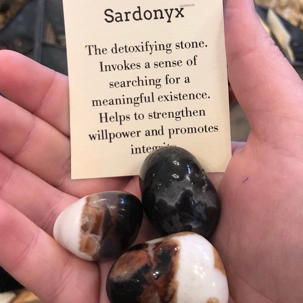 Sardonyx Tumble Stone