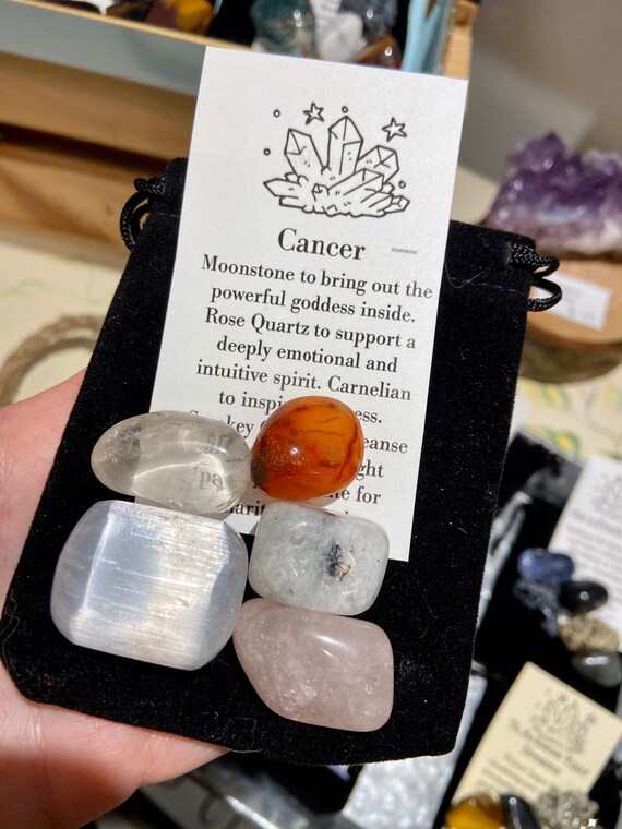Cancer Crystal Set | Etsy
