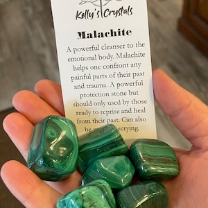 Malachite Tumble Stone