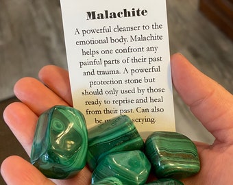 Malachite Tumble Stone