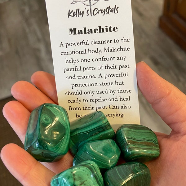 Malachite Tumble Stone