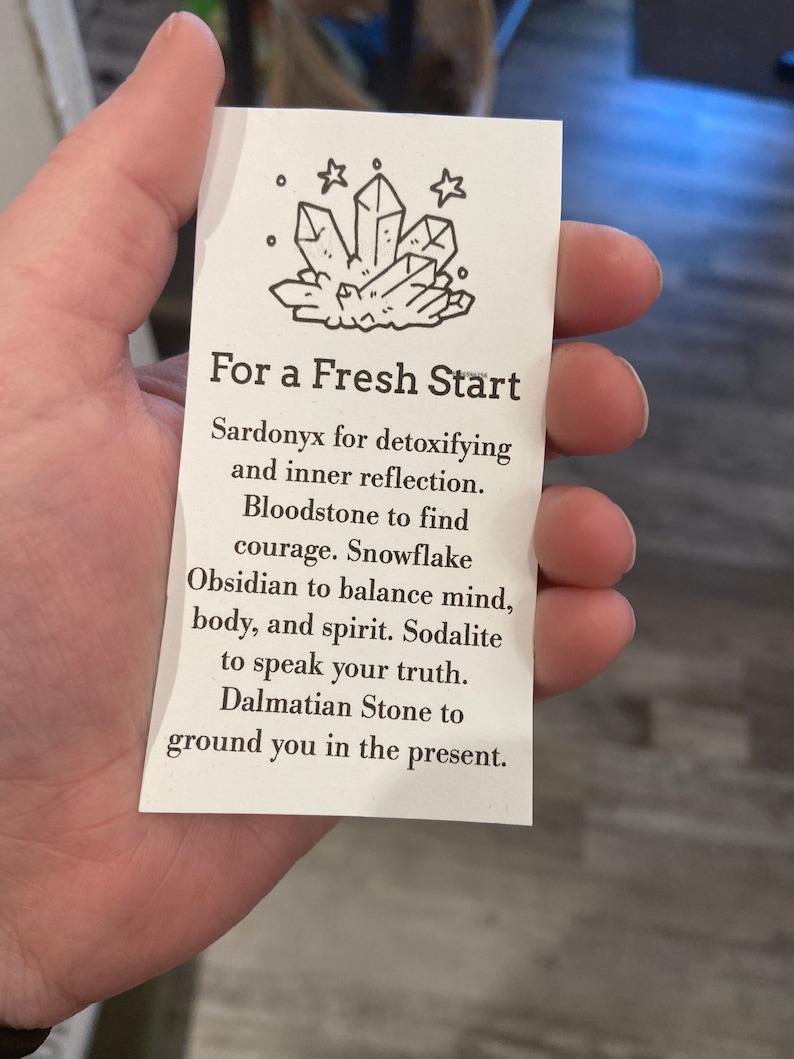 A Fresh Start Crystal Set Etsy