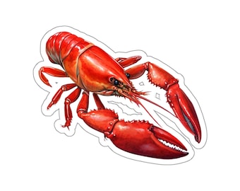 Crawfish Sticker kiss-cut