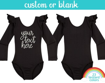 3t black leotard