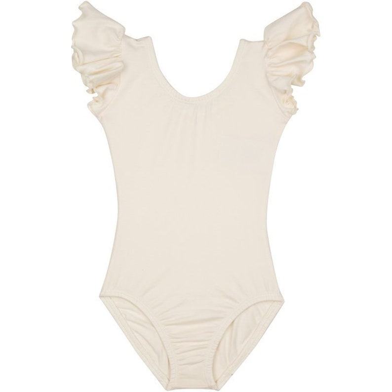 ivory leotard for flower girl