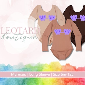 Mermaid Costume Top | Mermaid Bodysuit | Mermaid Leotard | Baby, Toddler and Girls Mermaid Costume | Mermaid Halloween Costume