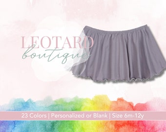 Gray | Ballet Skirt for Girls | Dance Wear | 23 Colors | Ready to Ship