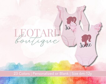 It Girl Leotard | Light Pink | Personalized with Name | Inspired Costume | Dance Wear