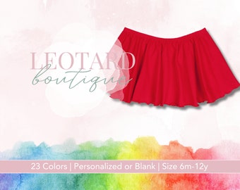 Red | Ballet Skirt for Girls | Dance Wear | 23 Colors | Ready to Ship