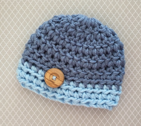 newborn boy knit hats