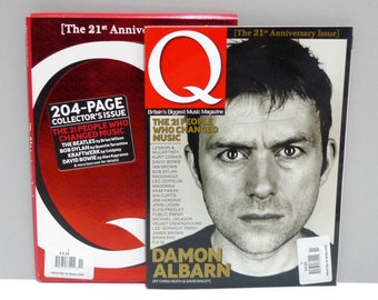 Q Magazine - Damon Albarn Cover - 21st Anniversary Issue