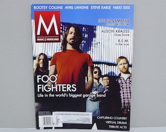 Foo Fighters - M Music & Musicians Magazine March/April Vol 02 Issue O2 / REM Michael Stipe /Alison Krauss / Joe Bonamassa / Mohawk Music