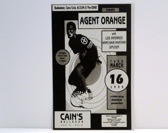 Agent Orange Band Etsy Agent Orange Band Etsy