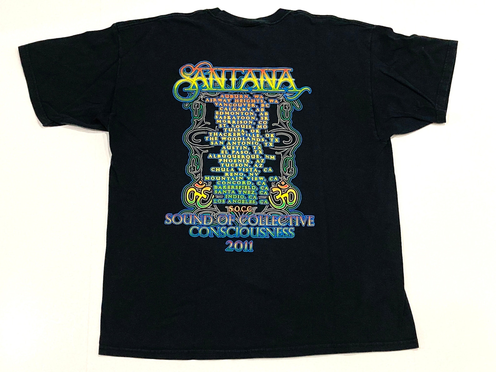 santana tour shirt