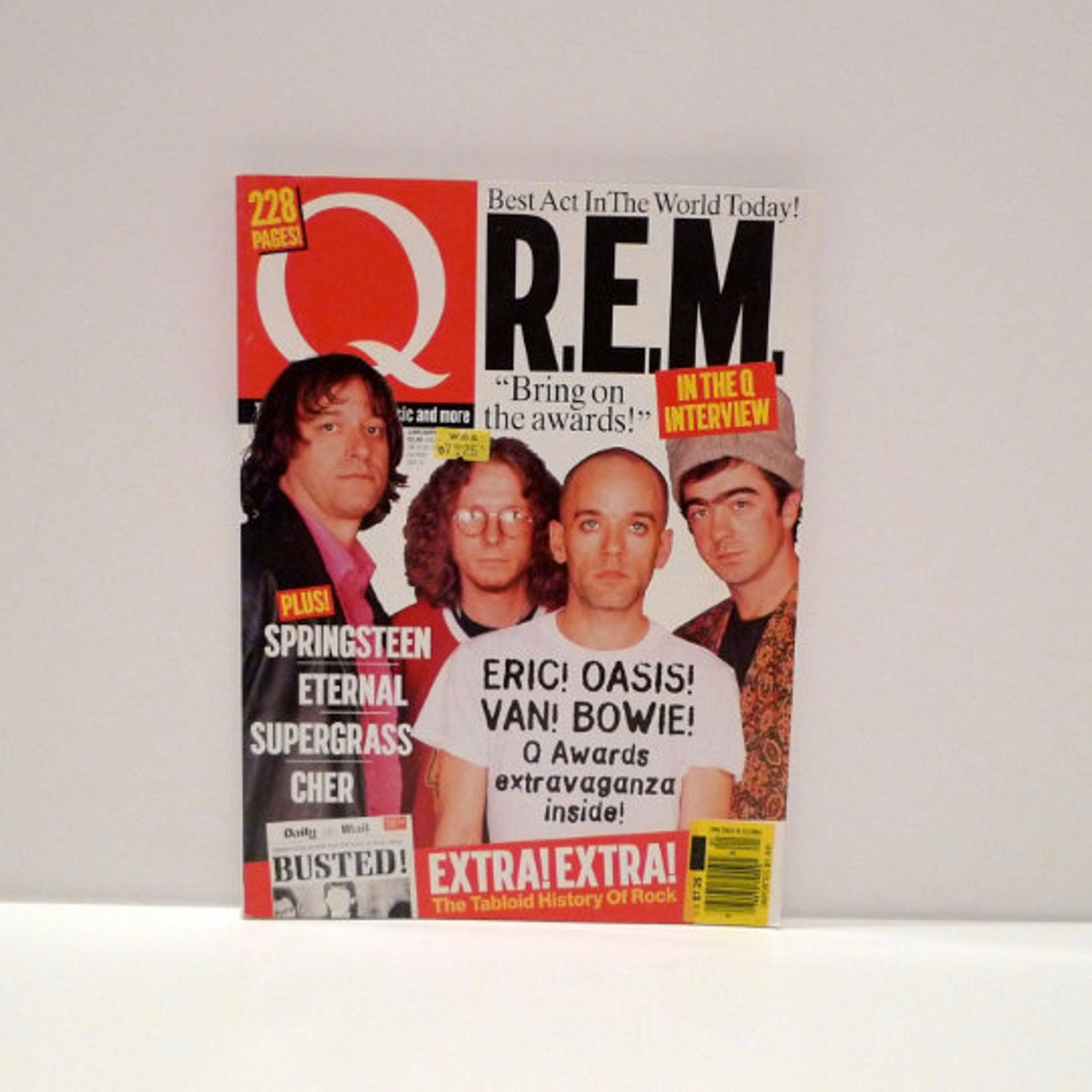 REM Magazines Q January 1996 112 Monster Tour / R.E.M. Band Etsy