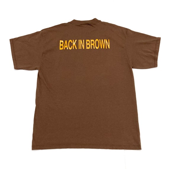T-shirt Homme Primus Back In Brown Original - Taille XL, Marron, Occasion Très Bon état Vintage