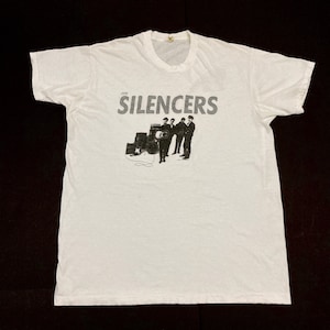The Silencers Band T Shirt - Vintage 1987 A Letter From St. Paul - Screen Stars White Cotton Tee - Scottish Indie Rock, Mohawk Music Records