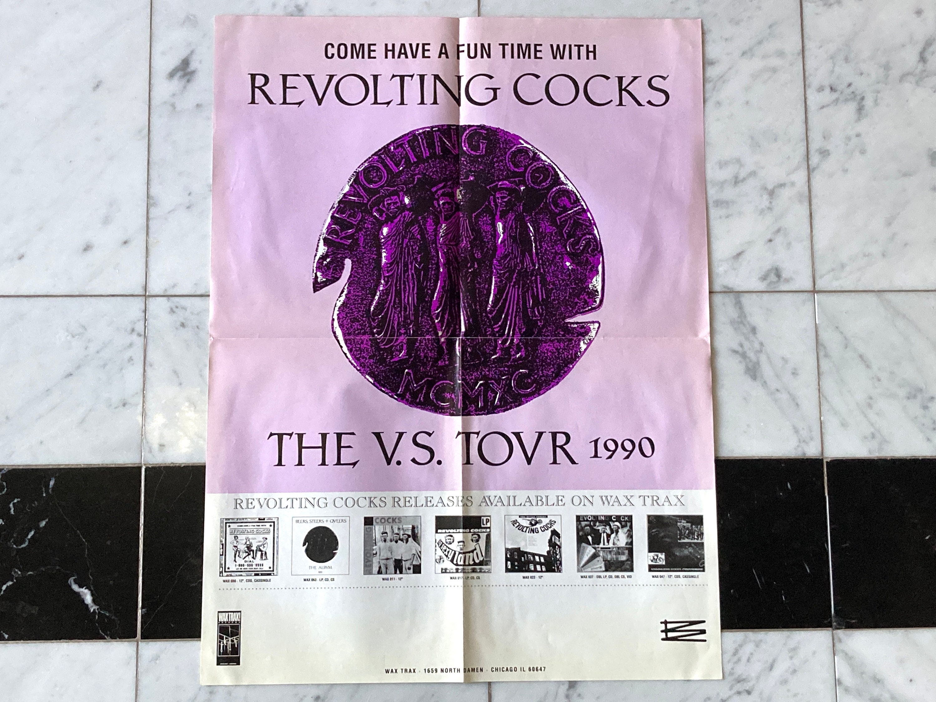 Revolting Cocks Poster Vintage 1990 Revco Band Beers Steers - Etsy ...