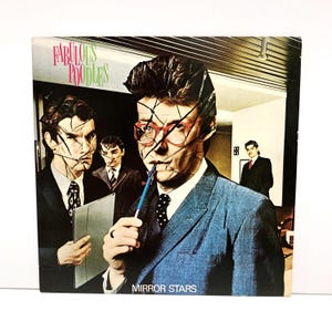 Fabulous Poodles Mirror Stars Vinyl Record - Vintage 1978 Hipgnosis Album Cover Art Design, John Entwistle Producer -  Mohawk Music Store
