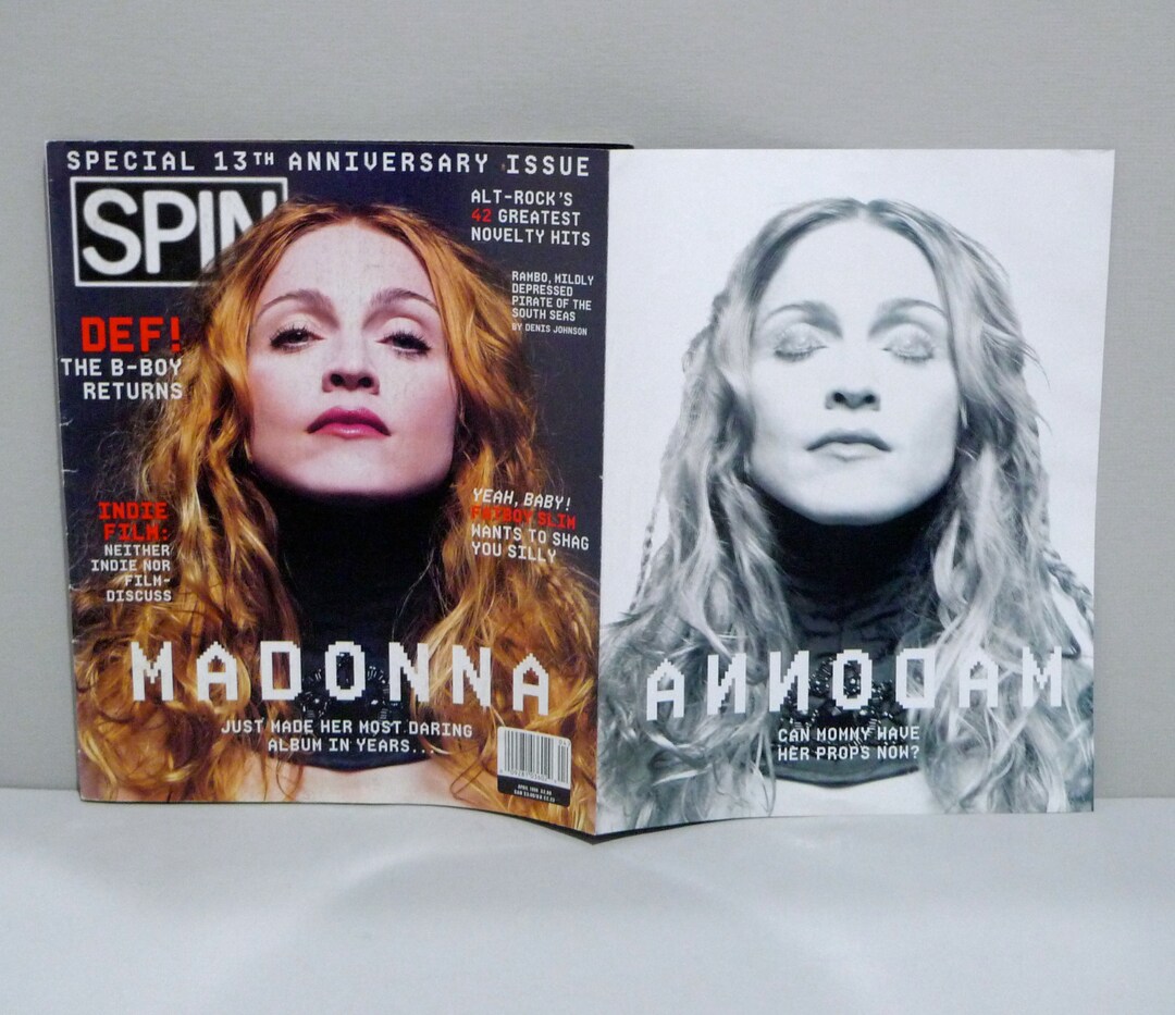 madonnaさま専用 Madonna - Spin Magazine April 1998 Fold Out Cover / Ray of
