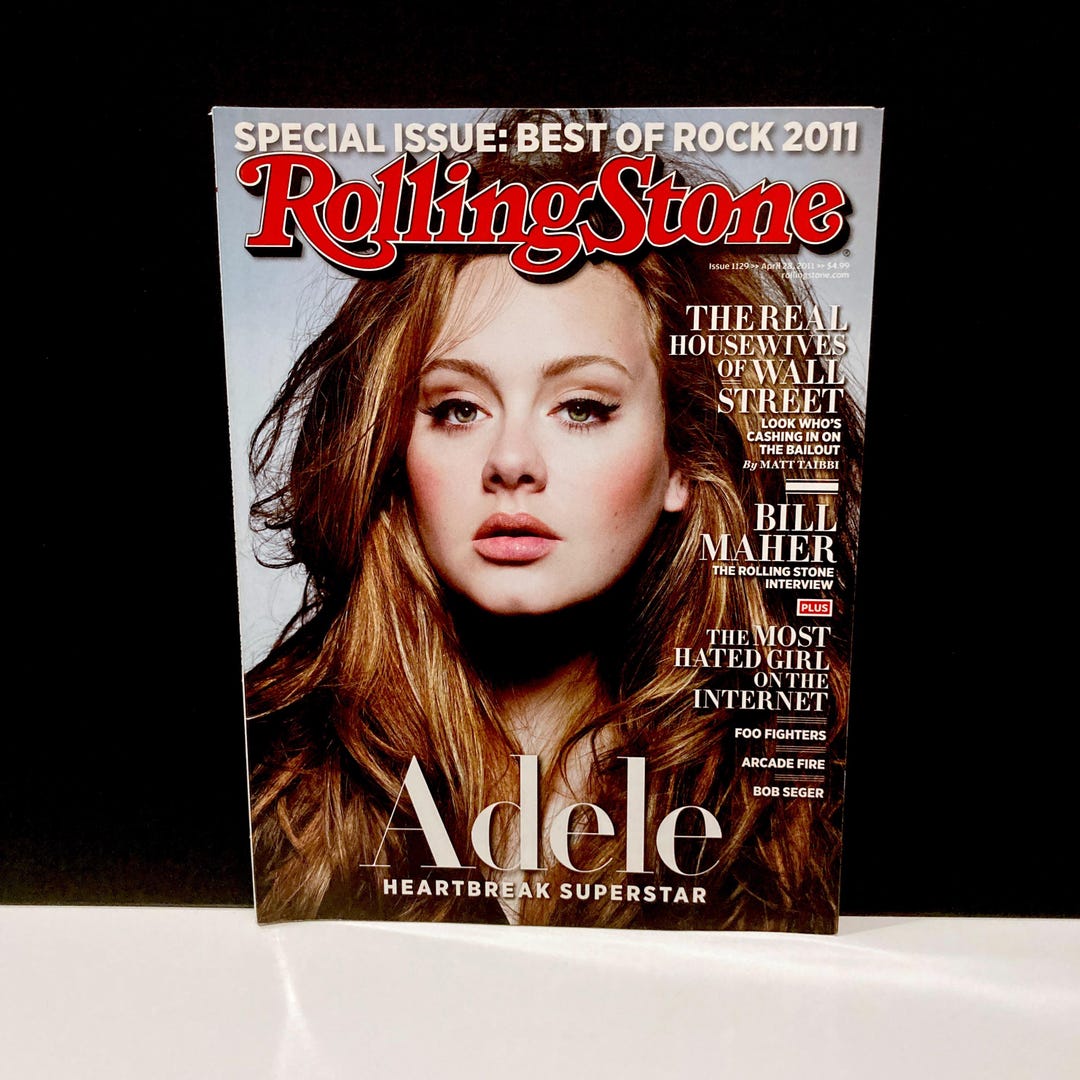 Adele Rolling Stone Magazine Issue 1129, April 28 Pearl Jam, Foo