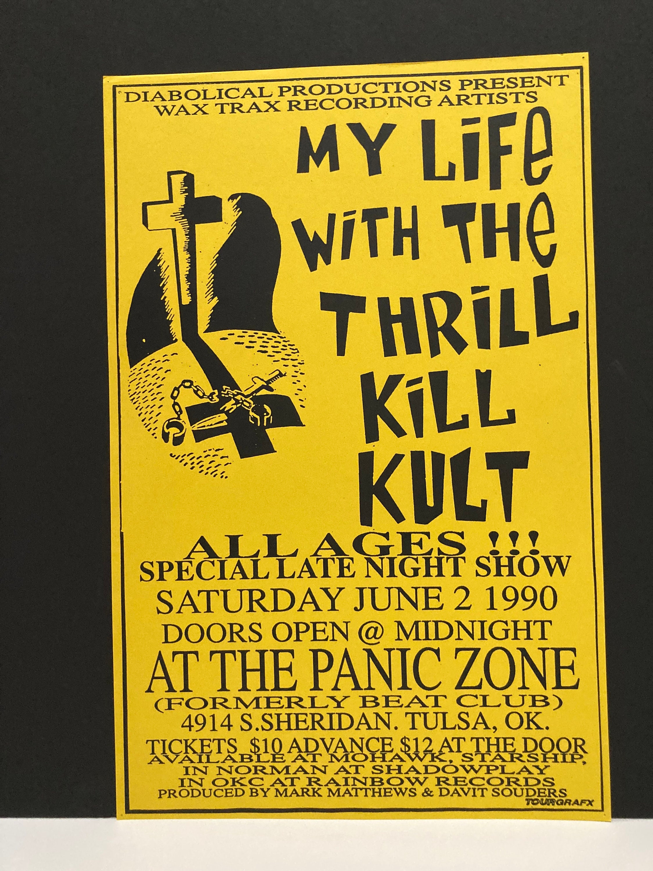 My Life With the Thrill Kill Kult Poster - June 2, 1990 Concert