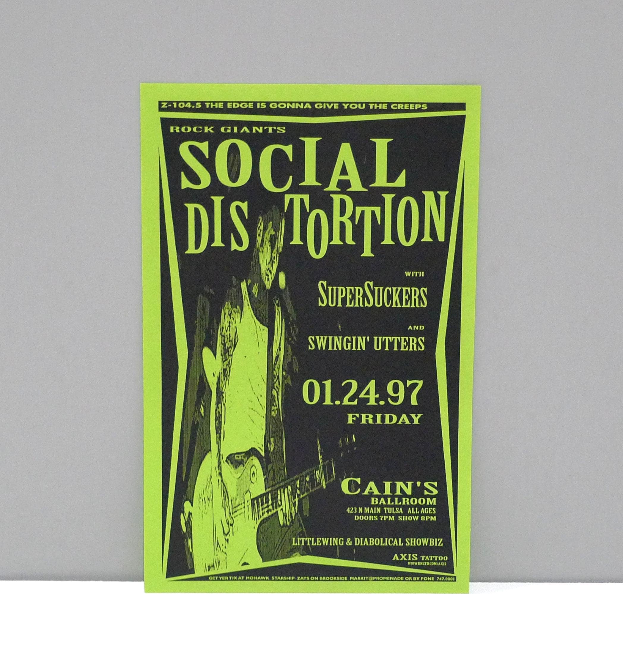 Social Distortion ライブポスター