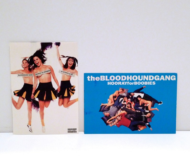 Bloodhound Gang Hooray for Bobbies Postcards / Take A Bite Etsy