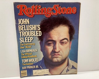 John Belushi Rolling Stone Magazine - Vintage September 27, 1984 - Issue 431 - Judy Jacklin Belushi U2 Ray Parker Jr - Mohawk Music Records