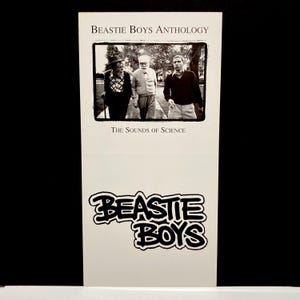 Póster de dos caras de los Beastie Boys: Antología "Sounds of Silence" - Grand Royal Records original de 1999 - Adam Horovitz - Mohawk Music