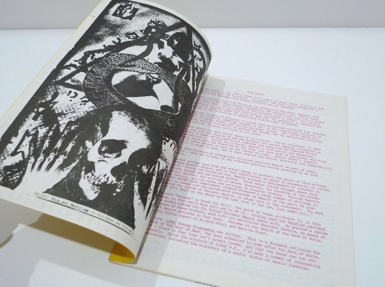 Back On Thee Bus Spring 90 Booklet Vintage Voodoo Acid Genesis P-Orridge Industrial Punk Band Mohawk Music Record Store Psychic TV