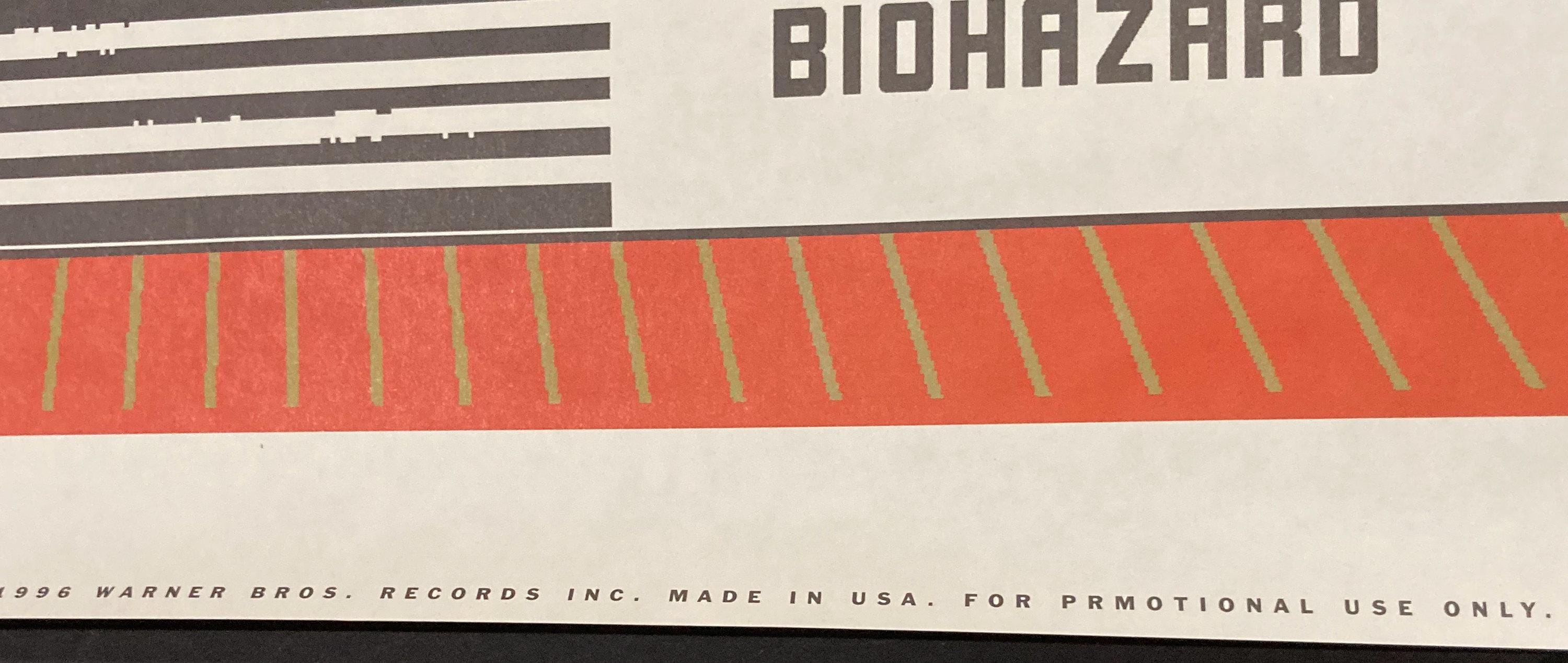 Biohazard Original Poster - Mata Leão 1996 Vintage Hardcore Punk ...