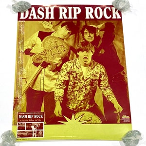 Póster de Dash Rip Rock - "Get You Some Of Me" (1995) / Póster original de una banda de rock country alternativo e indie / Tienda de discos Mohawk Music