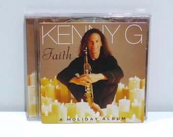 Kenny G - Faith - A Holiday Album CD 1994 Vintage Christmas Music Compact Disc / Smooth Jazz /  Let It Snow / The First Noel / Mohawk Music