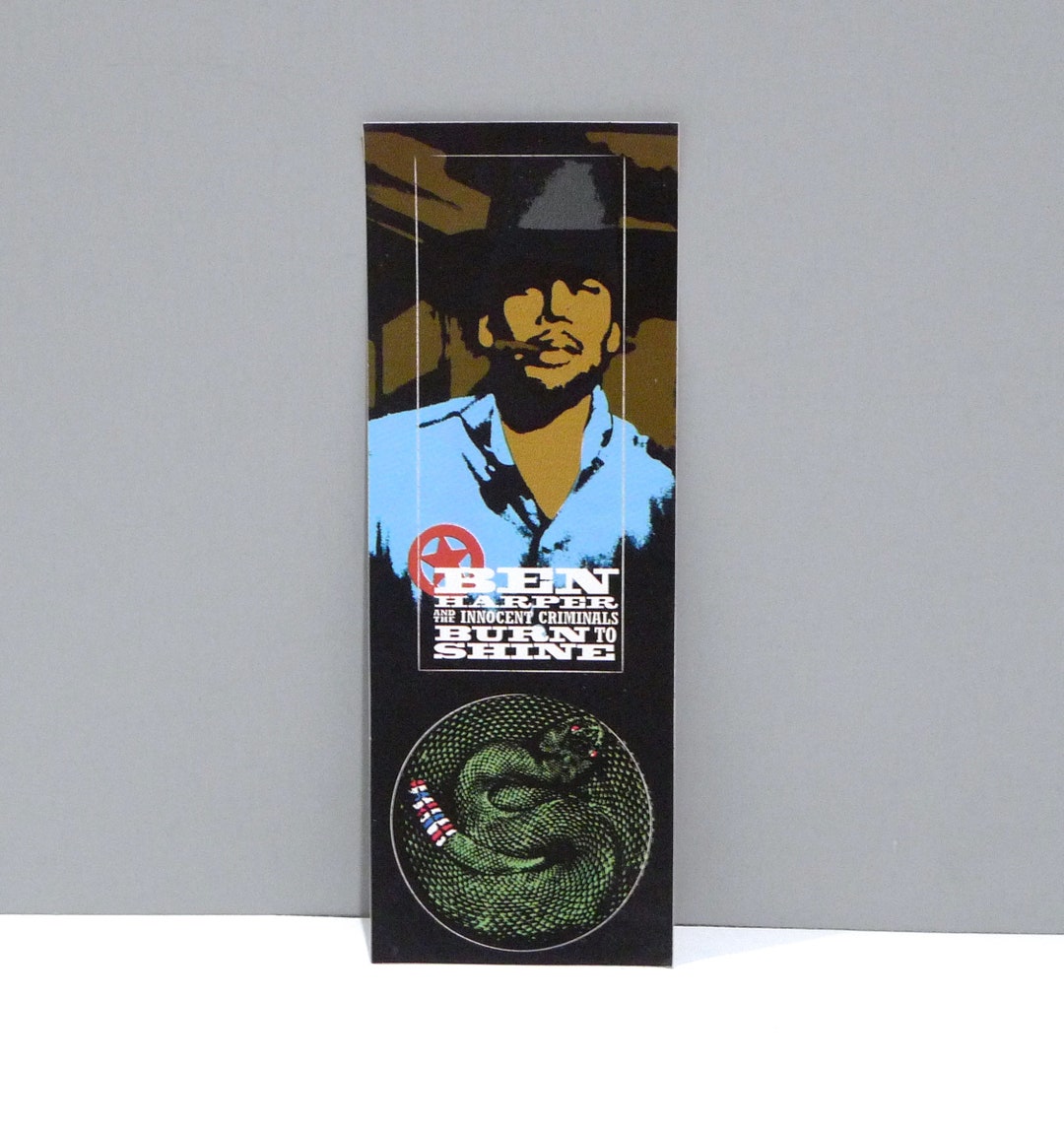 Ben Harper and the Innocent Criminals Sticker Burn to Shine 1999 ...