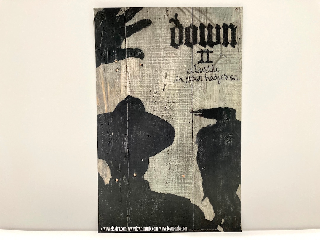Down II Poster A Bustle in Your Hedgerow 2002 Vintage Heavy Metal Band