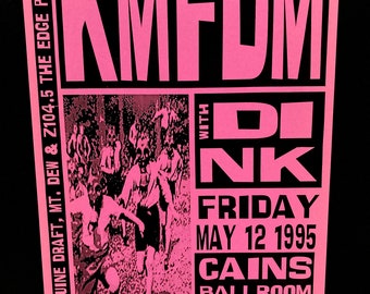 KMFDM Poster Vintage 1995 NIHIL Tour Live in Concert