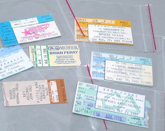 Ticket Stubs / Full Ticket 80s 90s - Mudhoney / Severed Heads / Laurie Anderson / Wang Chung / Bryan Ferry / John Cale / Tulsa /Mohawk Music