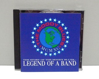 Moody Blues CD 1989 - Legend of a Band, The Story of The Moody Blues Vintage Best of / Greatest Hits Compact Disc / Mohawk Music Records