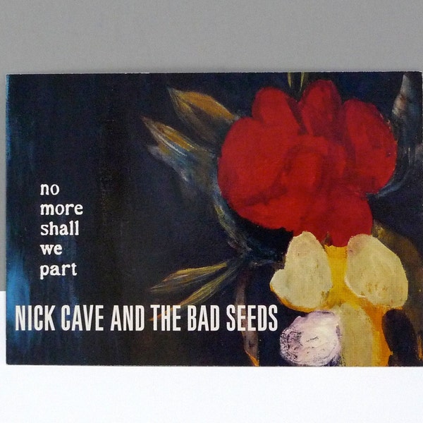 Nick Cave and The Bad Seeds Postcard - No More Shall We Part 2001 Vintage Band Card Mohawk Music Records