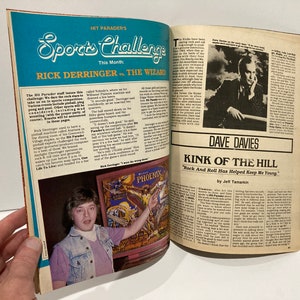 The Rolling Stones Mick Jagger Hit Parader Magazine Vintage November