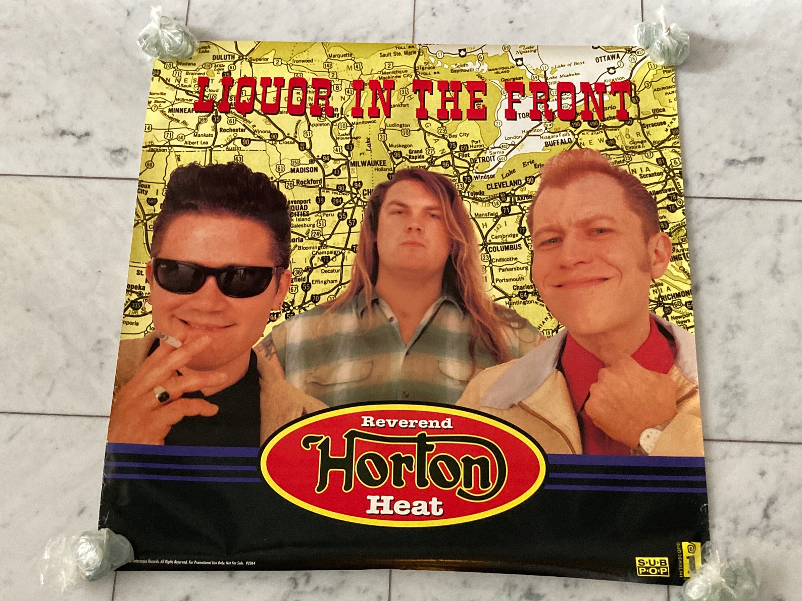Reverend Horton Heat Liquor in the Front Poster Vintage 1994 - Etsy