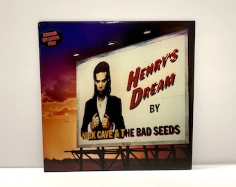 Nick Cave and the Bad Seeds -Henry's Dream Vinyl Record - German Import Limited Edition Print / Mick Harvey, Blixa Bargeld / Mohawk Music