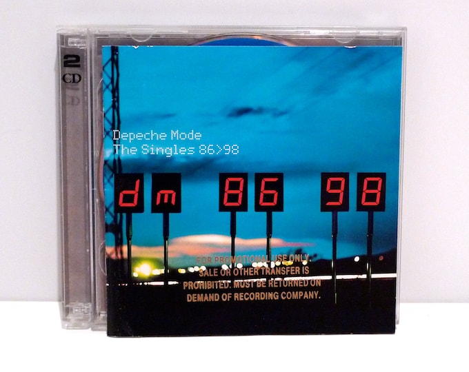 Depeche Mode the Singles 86 98 2 CD Set Vintage Compact Disc / Best of / Greatest Hits 1980s