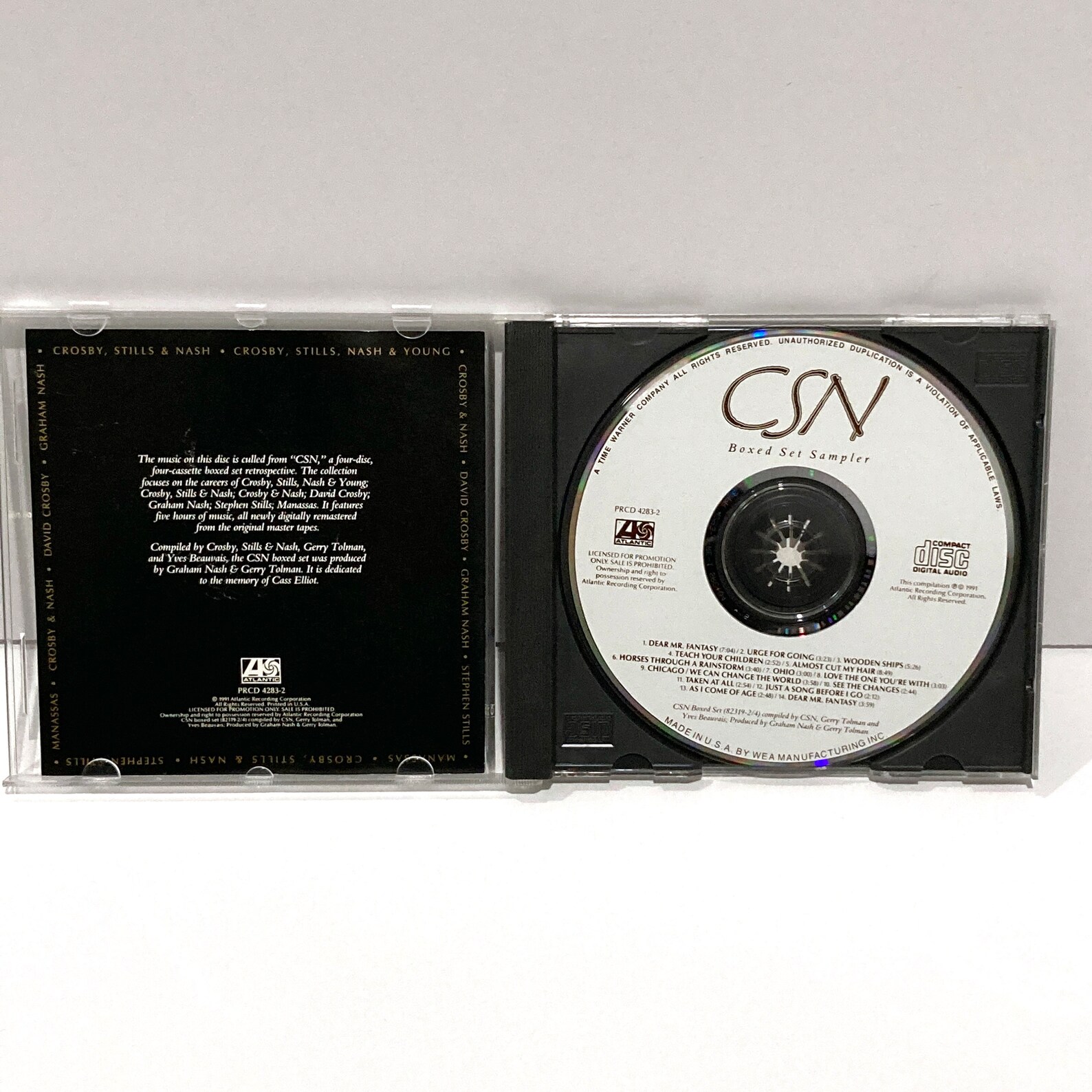 CSN - David Crosby, Stephen Stills & Graham Nash Greatest Hits Sampler ...